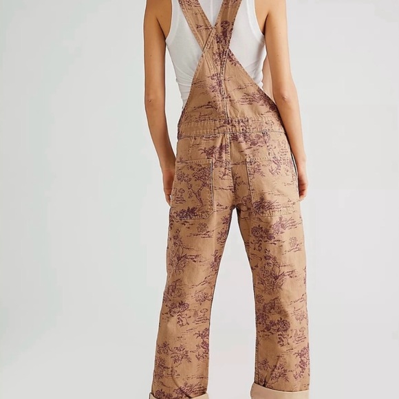 Free People Ziggy Overalls Desert Combo - Picture 3 of 6